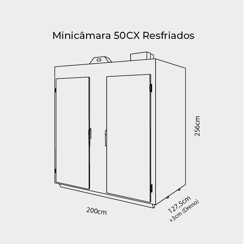 Minicâmara 50CX / 4.059 Litros - Resfriados