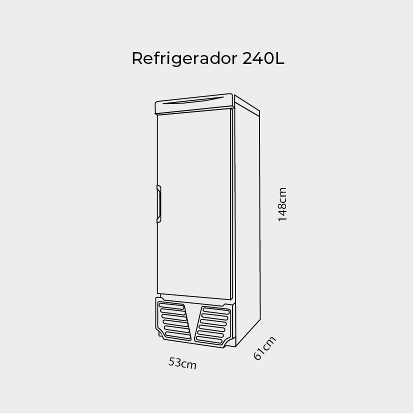 Refrigerador 240 Litros