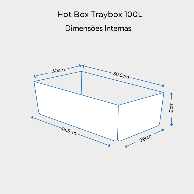 Hot Box Traybox 100 Litros