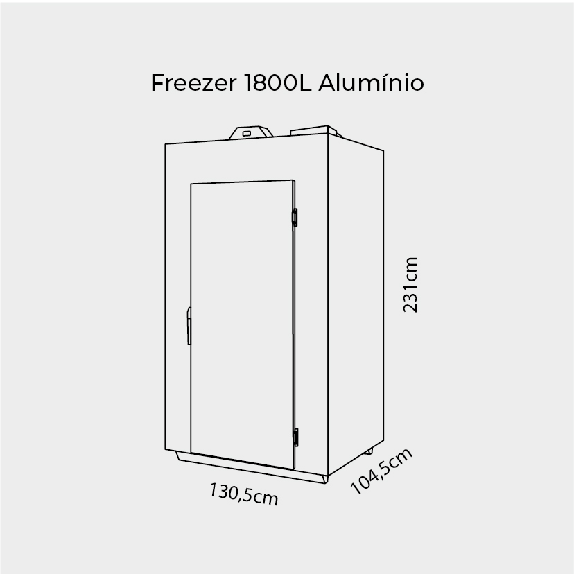 Freezer 1.800 Litros