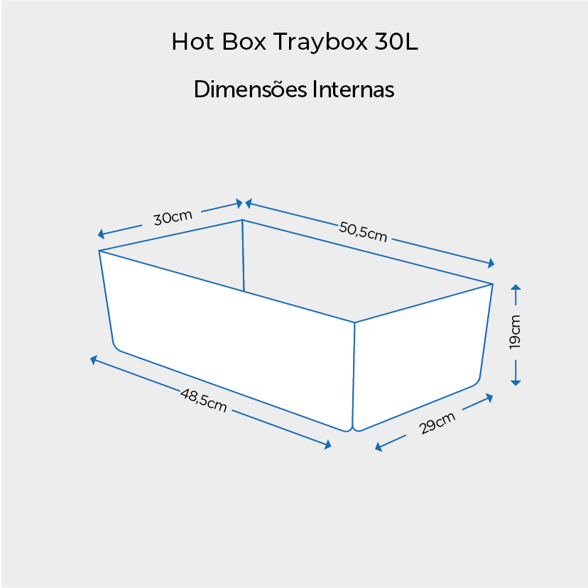 Hot Box Traybox 30 Litros